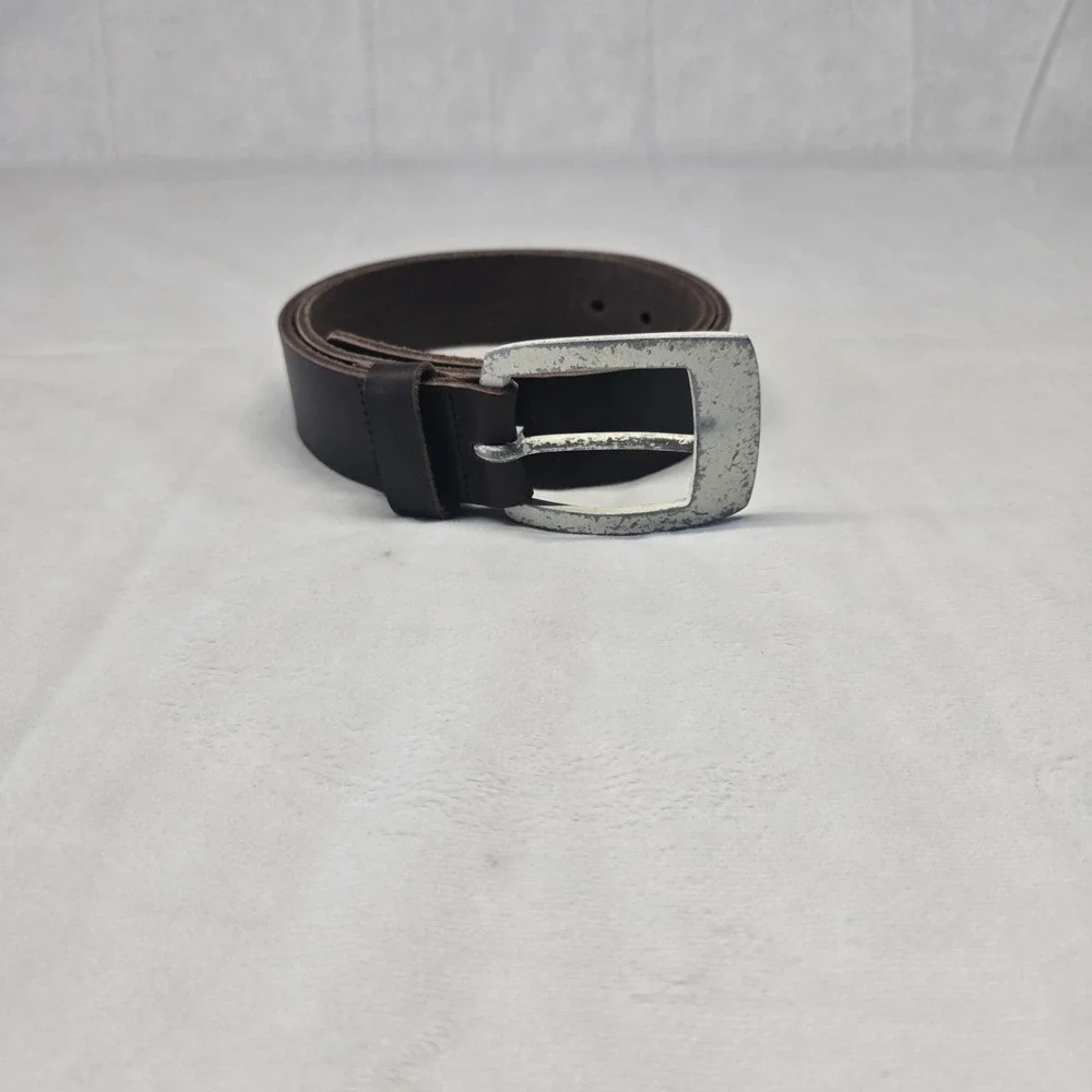 Gary Majdell Brown Genuine Leather Heavy Duty Belt Size 32‎
